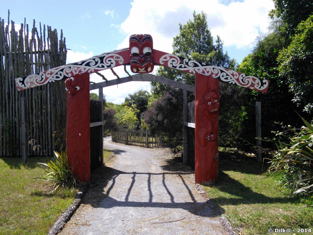 Entrée du village maori