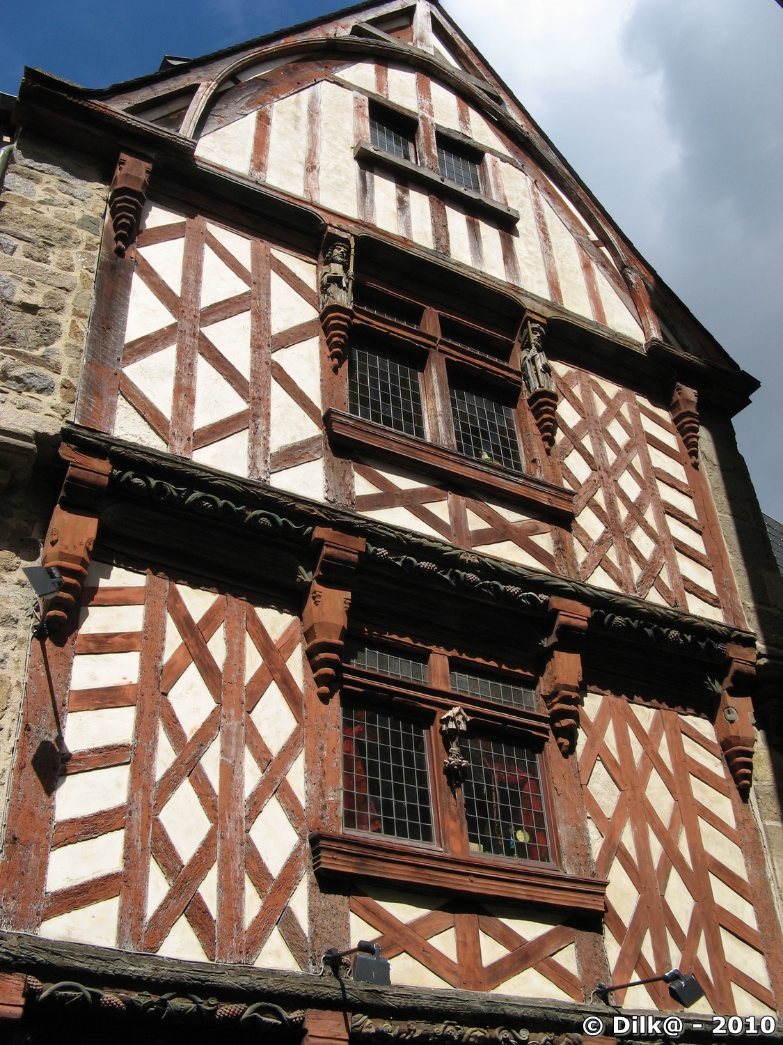 Maisons à pans de bois à Saint-Brieuc