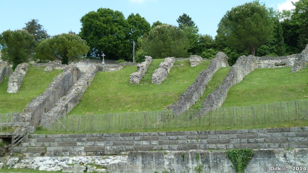 Les vestiges de l’amphithéâtre gallo-romain de Saintes