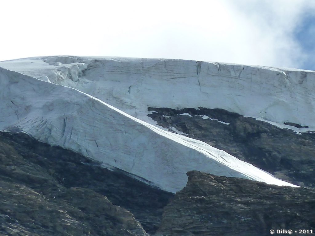Le glacier du Charbonnel (3693 m)
