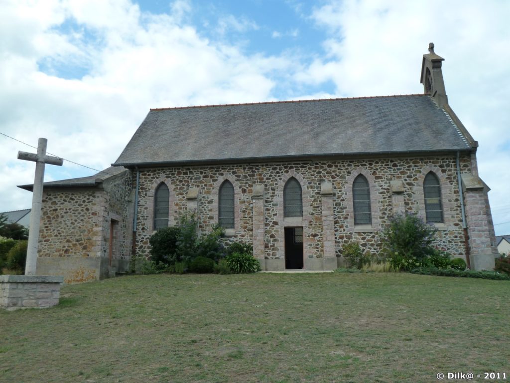 La chapelle Notre Dame de la Garde au centre de Pléneuf Val-André