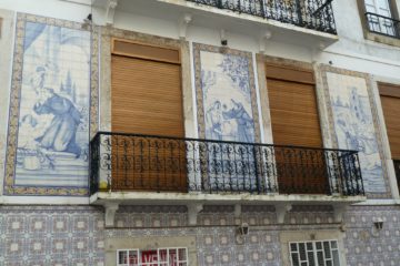 Façade avec des azulejos
