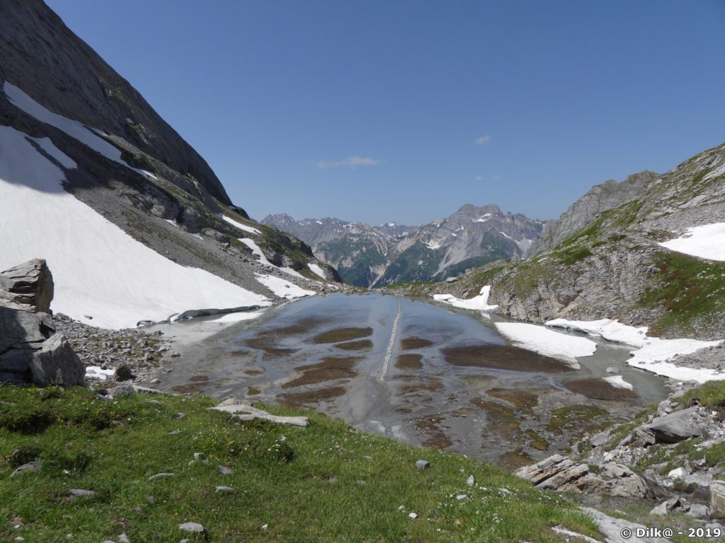 Le lac des Vaches et le le Petit Mont-Blanc
