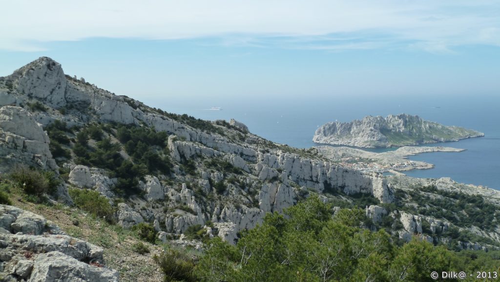 Vue sur Marseille et ses îles