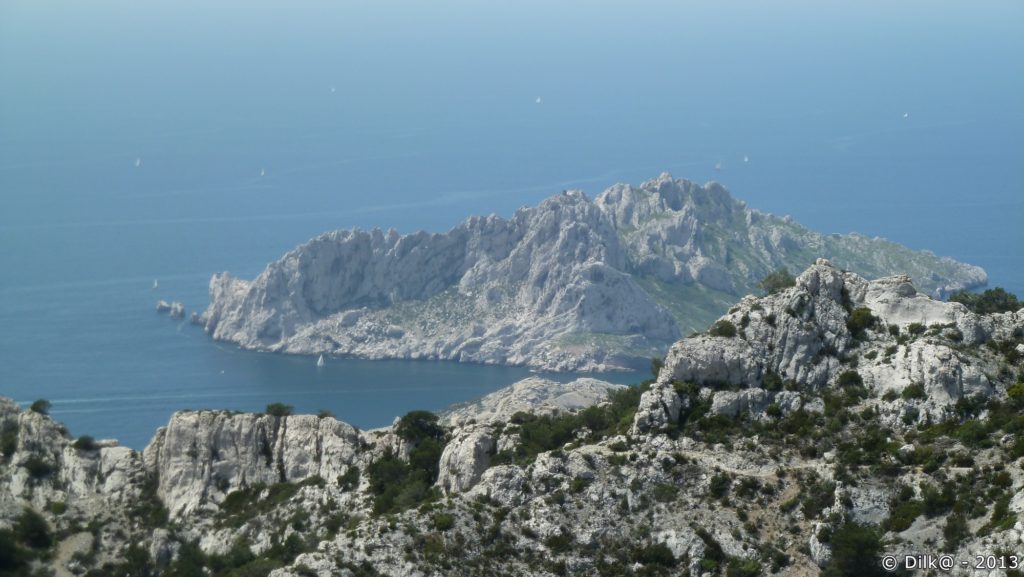 Vue du sommet de Marseilleveyre