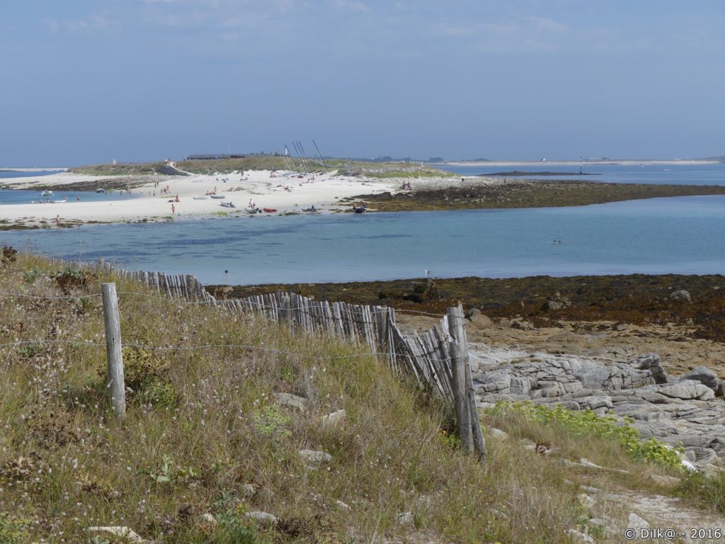 L’île Bananec est accessible qu'à marée basse depuis Saint-Nicolas
