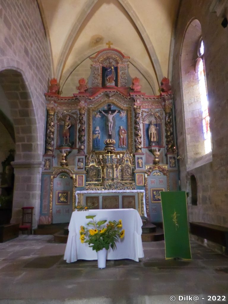 Retable baroque de l'église Saint Martial