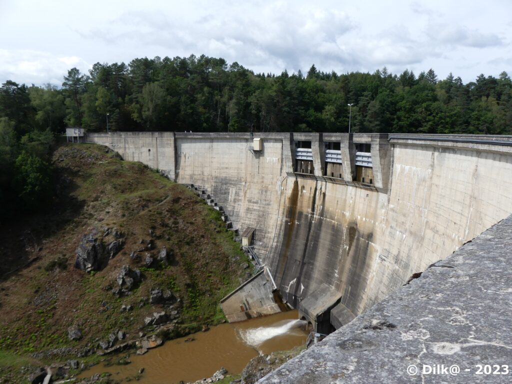 Le barrage de la Valette ou de Marcillac-la-Croisille