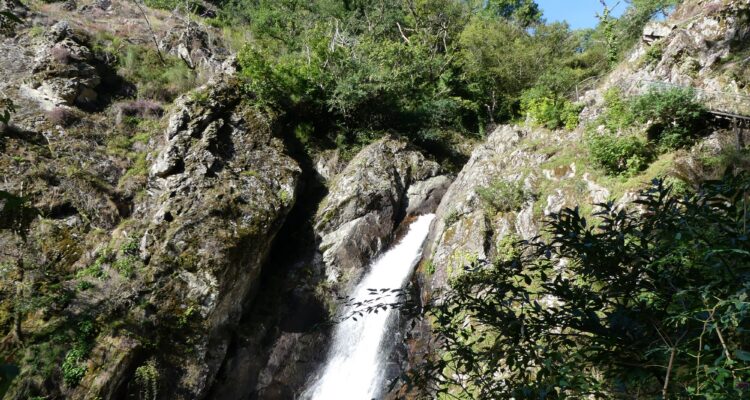Haut de la 3ème cascade de Gimel-les-Cascades