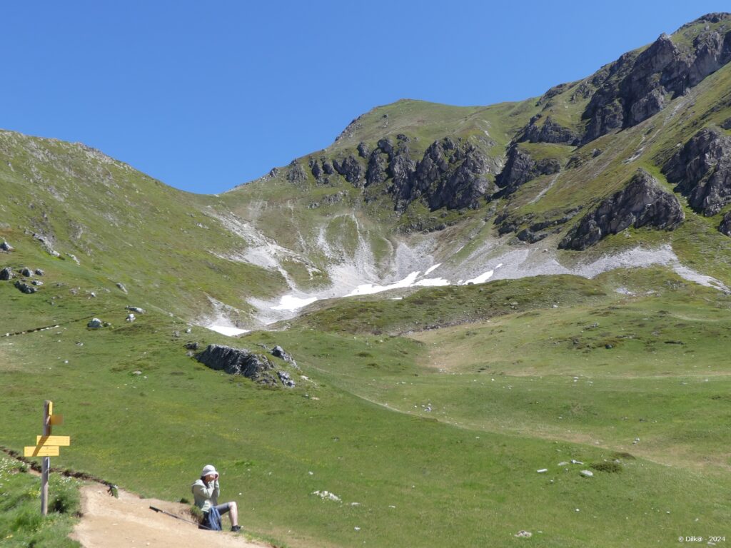 Le col de l'Entreporte (2389 m) et l'Aiguille Grive (2732 m)