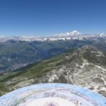 Le Mont Blanc vu du sommet de l'Aiguille Grive à 2732 mètres d'altitude