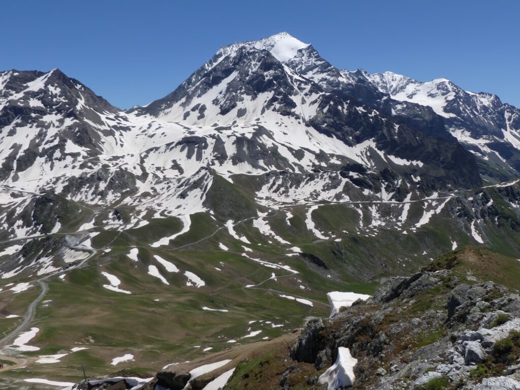 Le Mont Pourri à 3 779 mètres d'altitude