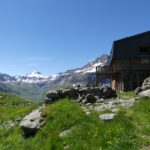 Le refuge du Mont Pourri à 2380m