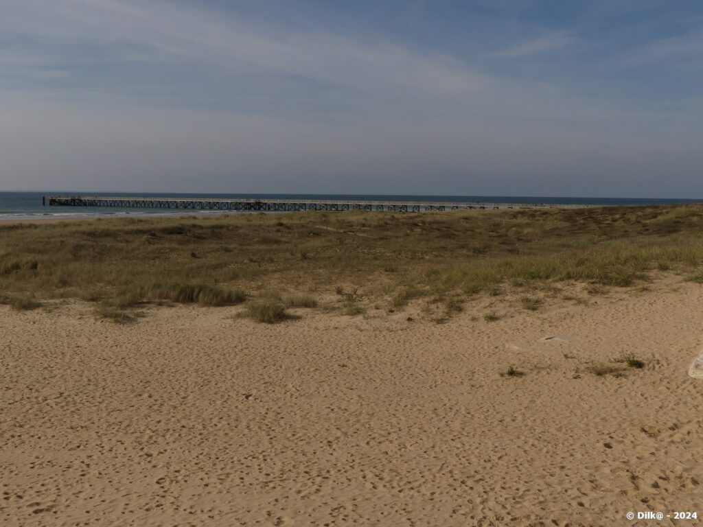 L'Estacade vue depuis l'esplanade de la mer à Saint Jean de Monts