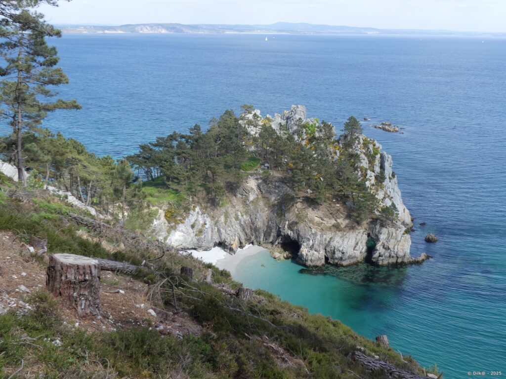 La plage de l'Ile Vierge