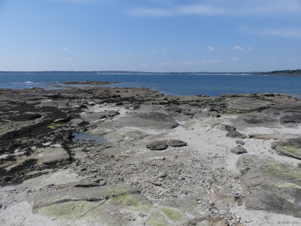 Vue vers Cap Coz depuis Concarneau