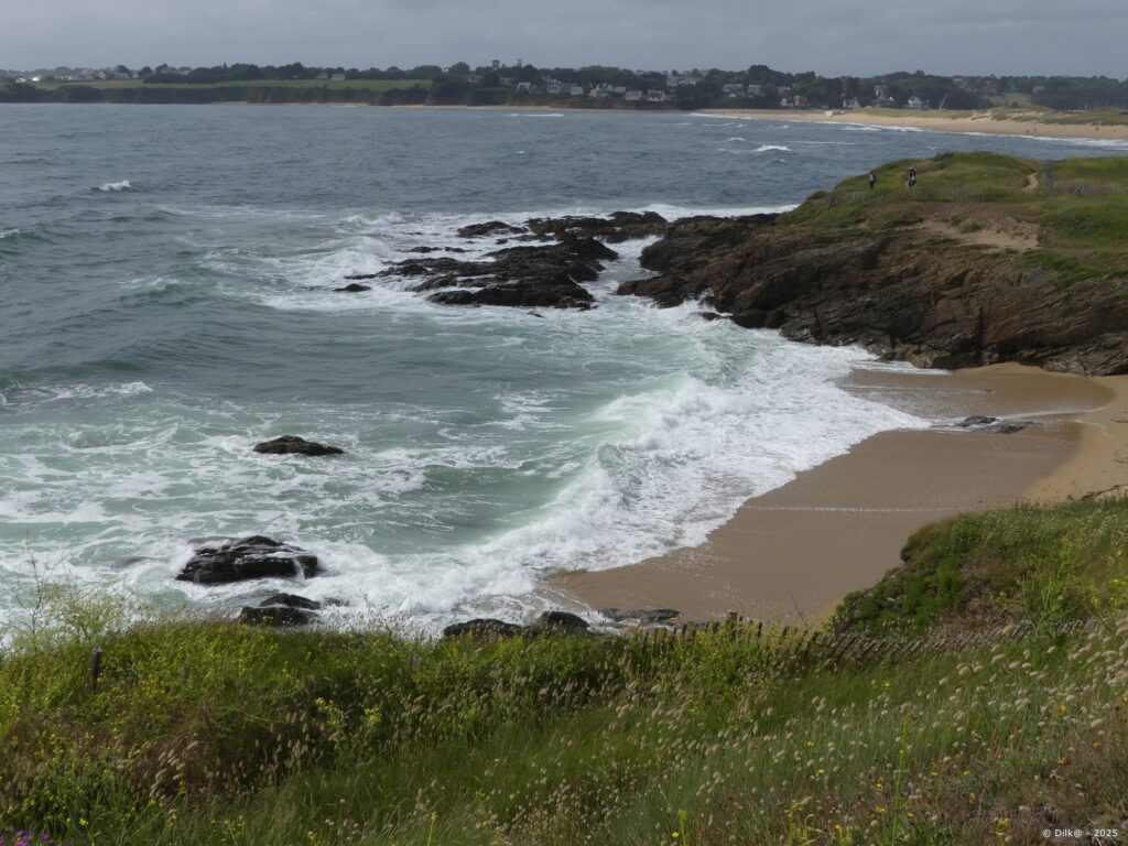 Petite crique après la plage de la Falaise