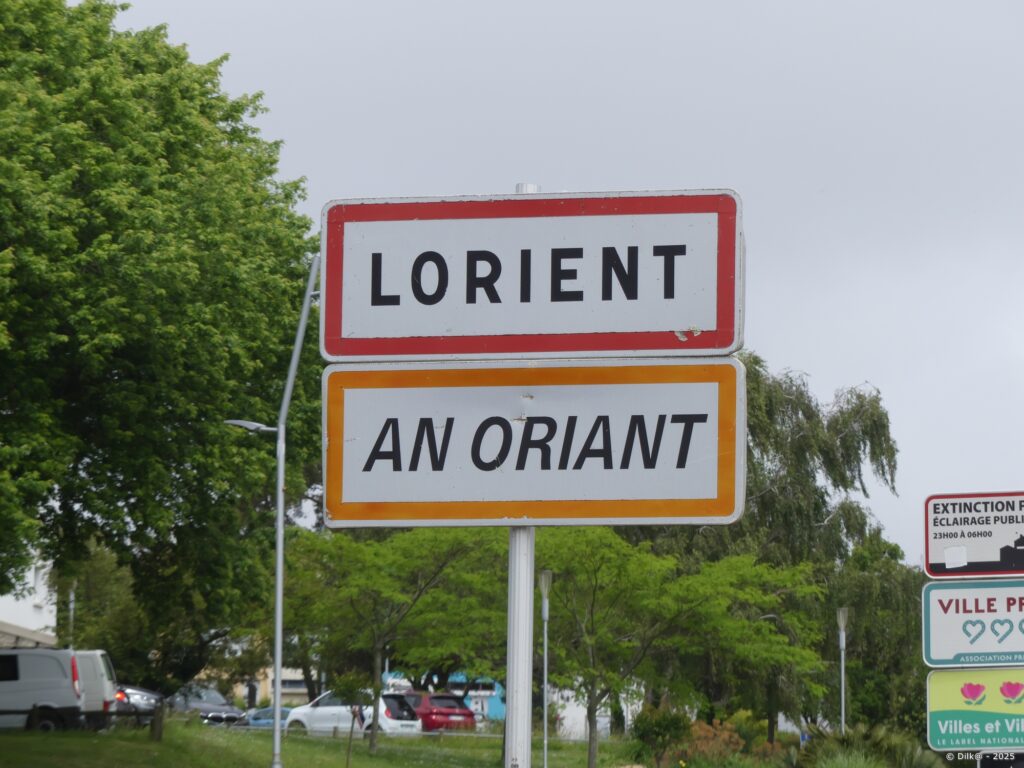 Entrée dans la ville de Lorient