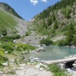 Petite passerelle sur le Lac de la Douche