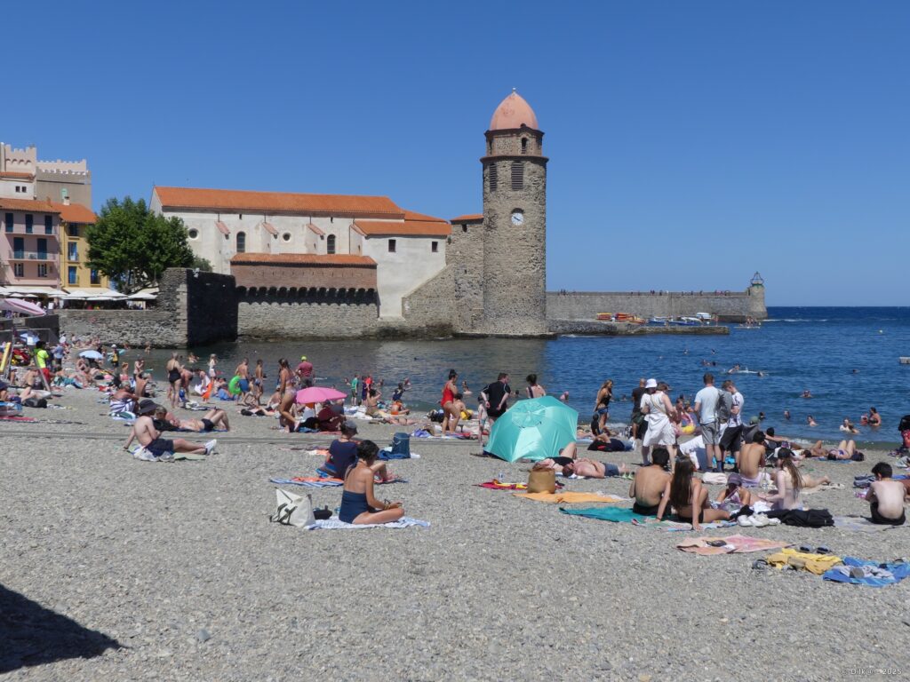 La tour‑clocher de l’église de Collioure