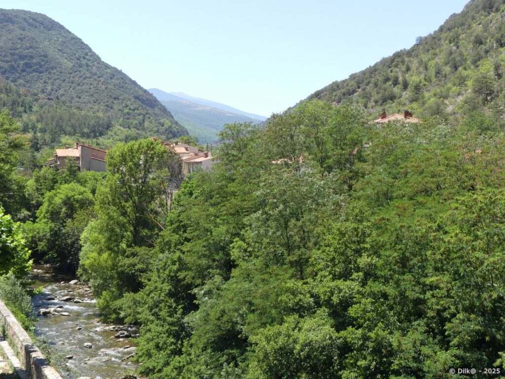 Vue des remparts de Villefranche de Conflent