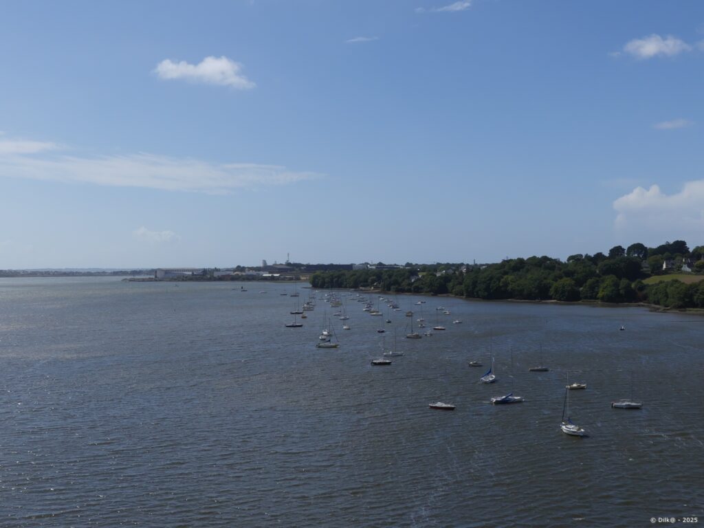 Vue depuis le Pont du Bonhomme sur la rade de Lorient