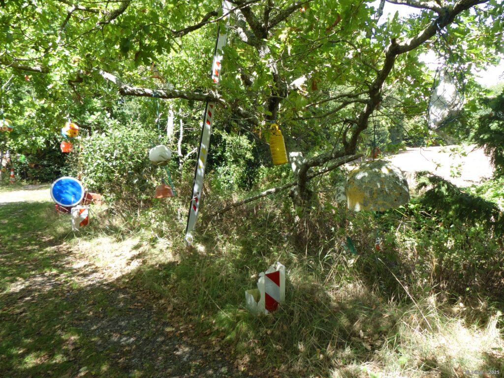 Un original a décoré le sentier