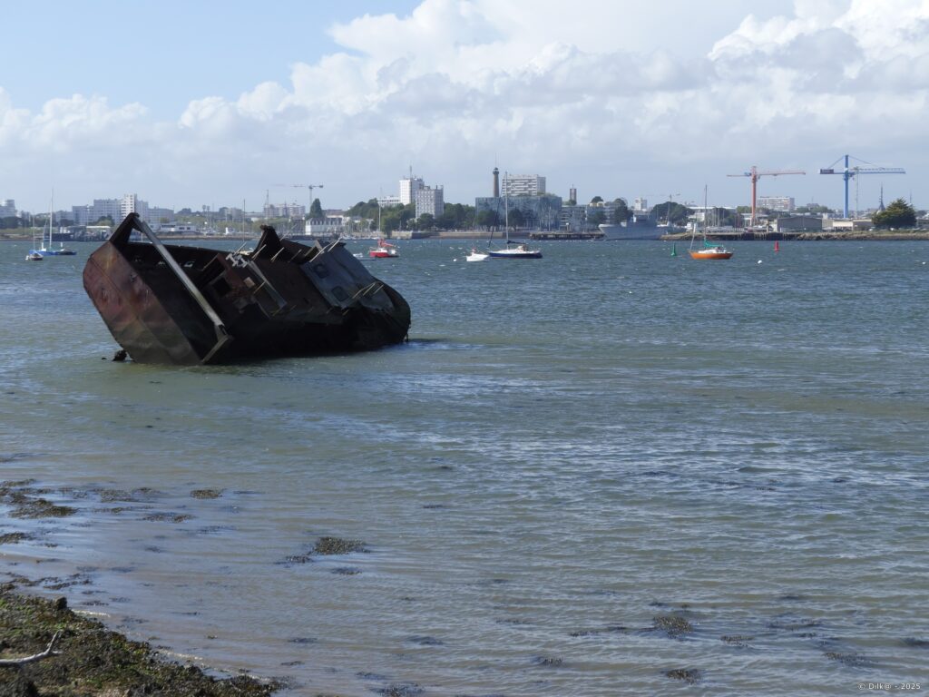 La rade de Brest depuis Pen Mané