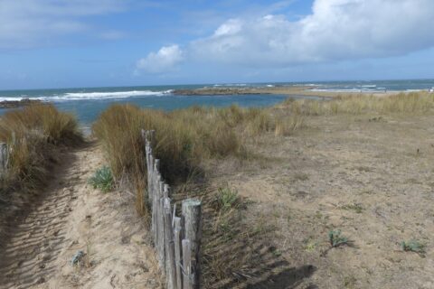 Au bout des dunes d'Étel, la Roche Sèche