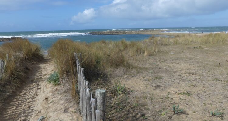 Au bout des dunes d'Étel, la Roche Sèche