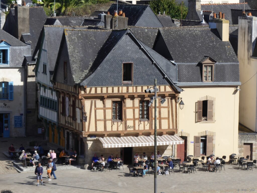 Maison à pans de bois à Saint-Goustan