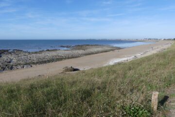 La plage de Kervoyal depuis la pointe de Kervoyal
