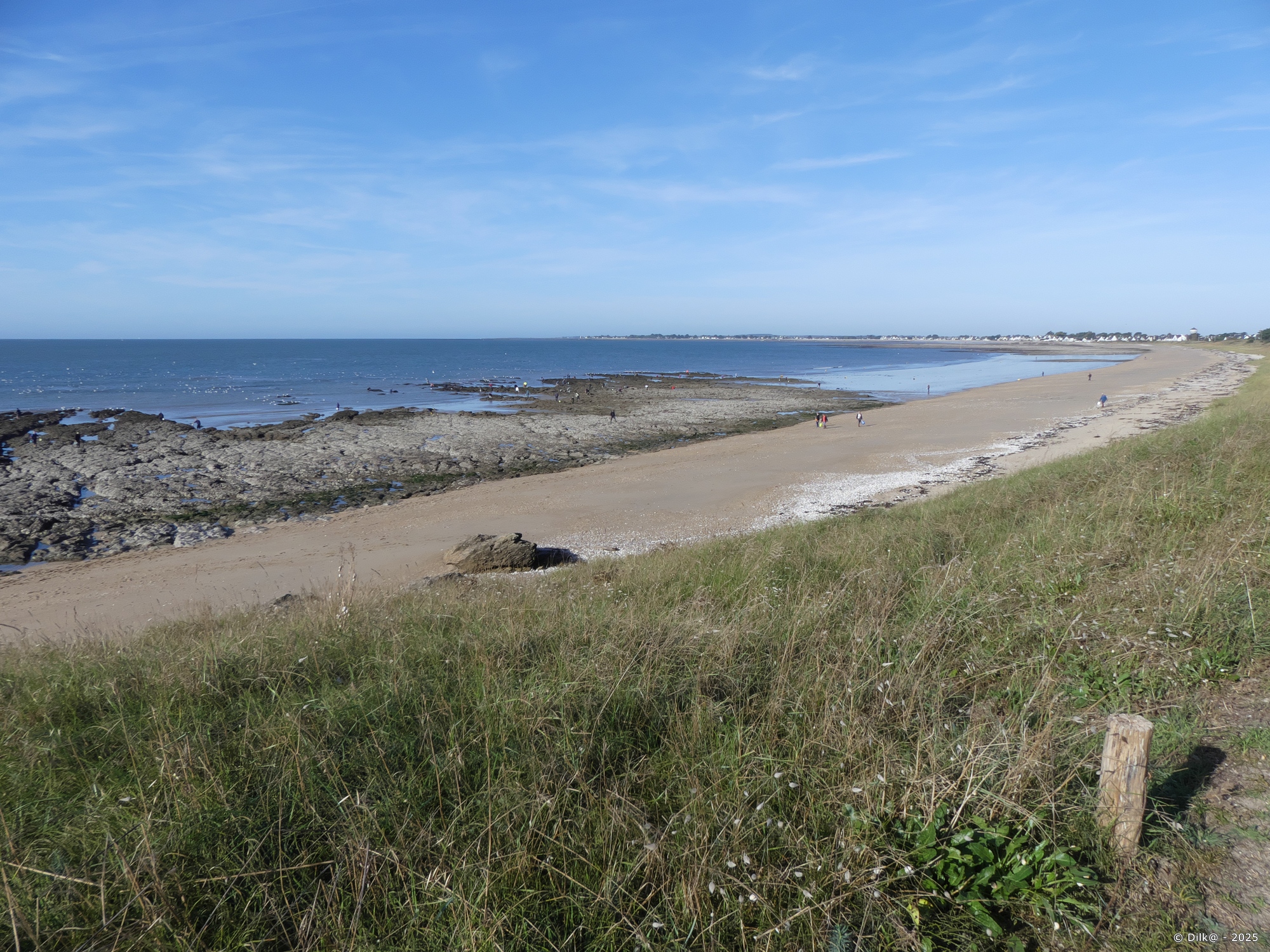 La plage de Kervoyal depuis la pointe de Kervoyal