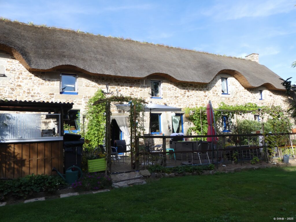 La chaumière de Muzillac, côté jardin