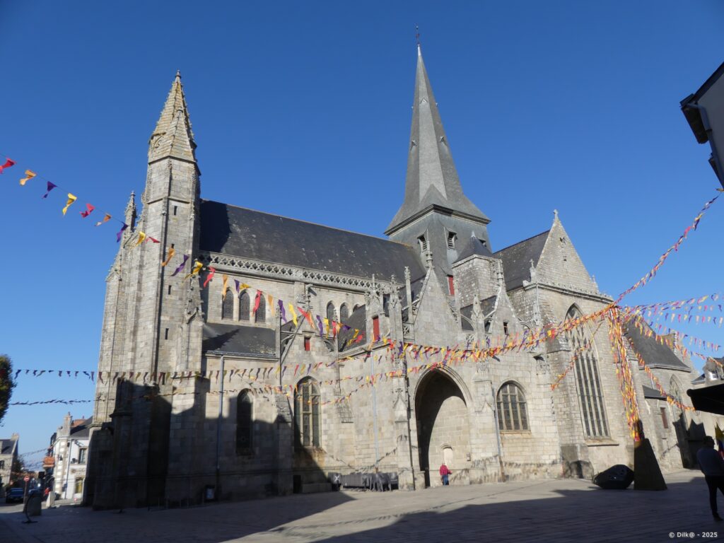 La collégiale Saint Aubain à Guérande