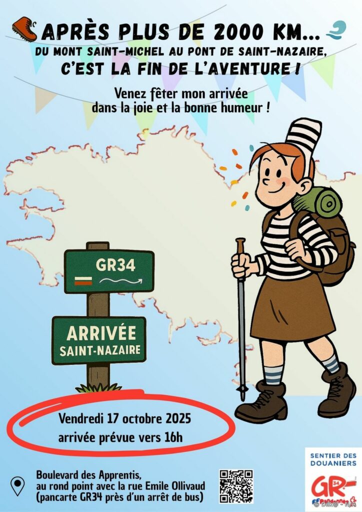 RDV à l'arrivée du GR34