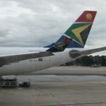 notre avion pour l'Afrique du Sud