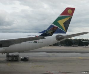 notre avion pour l'Afrique du Sud
