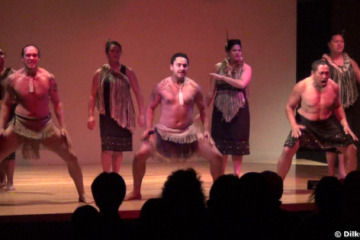 Danses maoris au musée d'Auckland