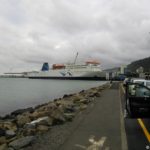 Le ferry dans le port de Wellington