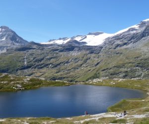 Le Lac Blanc, la Dent Parrachée et le glacier de la Vanoise