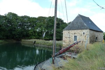 Le moulin à marée, côté estuaire du Trieux