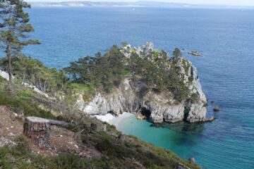 La plage de l'Ile Vierge