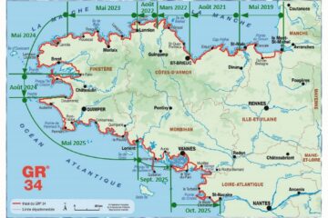 Le tour de la Bretagne par le GR34